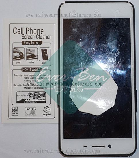 Cell Phone Screen Cleaner Sticker